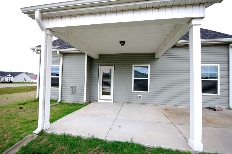 Goldsboro NC - Homes for Rent - 300 Korbel Dr. Princeton NC 27569 - Covered Back Porch